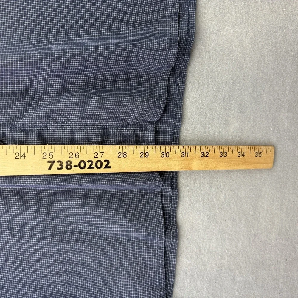 The North Face Modal Blend Shirt Mens Sz XL Blue Short Sleeve Button Down Hike